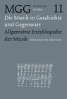 Buchcover Musik in Geschichte und Gegenwart: allgemeine Enzyklopädie der Musik, Personenteil, Band 11