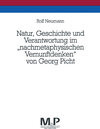 Buchcover Natur, Geschichte und Verantwortung im "nachmetaphysischen Vernunftdenken" von Georg Picht