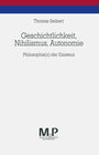 Buchcover Geschichtlichkeit, Nihilismus, Autonomie