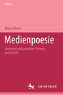 Buchcover Medienpoesie