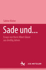 Buchcover Sade und...