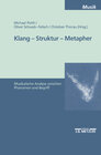 Buchcover Klang - Struktur - Metapher