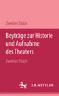 Buchcover Beyträge zur Historie und Aufnahme des Theaters