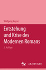 Buchcover Entstehung und Krise des modernen Romans