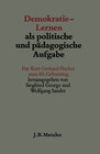 Buchcover Demokratie-Lernen als politische und pädagogische Aufgabe