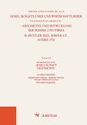 Buchcover Wirtschaft Gesellschaft Geschichte