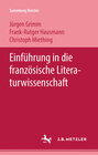 Buchcover Einführung in die französische Literaturwissenschaft