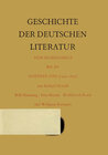 Buchcover Geschichte der deutschen Literatur vom Humanismus bis zu Goethes Tod (1490–1832)