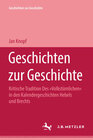 Buchcover Geschichten zur Geschichte