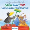 Buchcover Der kleine Rabe Socke: Grün, Blau, Rot – Wir bauen ein Piratenboot! – Mini-Ausgabe