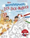 Buchcover Mein monsterlanges Zick-Zack-Malbuch: Fang den Schnurk!