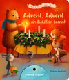 Buchcover Mein Puste-Licht-Buch: Advent, Advent, ein Lichtlein brennt