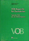 Buchcover VOB - Baurecht für Dachdecker