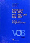 Buchcover Kommentar DIN 18356, DIN 18367 und DIN 18299 Parkett- und Holzpflasterarbeiten
