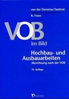 Buchcover VOB im Bild. Hochbau- und Ausbauarbeiten