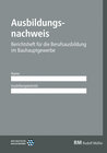 Buchcover Ausbildungsnachweis Bauhauptgewerbe