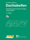 Buchcover Dachtabellen, 3. Auflage