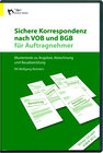 Buchcover Sichere Korrespondenz nach VOB und BGB für Auftragnehmer 2012