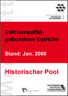 Buchcover Merkblatt Calciumsulfatgebundene Estriche