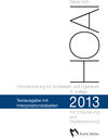 Buchcover HOAI 2013 – Textausgabe mit Interpolationstabellen