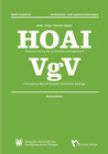 Buchcover HOAI Honorarordnung für Architekten und Ingenieure – VgV Verordnung über die Vergabe öffentlicher Aufträge