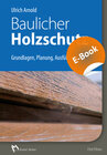 Buchcover Baulicher Holzschutz - E-Book (PDF)