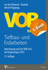 Buchcover VOB im Bild - Tiefbau- und Erdarbeiten - E-Book (PDF)