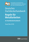 Buchcover Deutsches Dachdeckerhandwerk Regeln für Metallarbeiten im Dachdeckerhandwerk