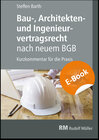 Buchcover Bau-, Architekten- und Ingenieurvertragsrecht nach neuem BGB