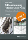 Buchcover Altbausanierung - Ratgeber für die Praxis - E-Book (PDF), 2. Auflage