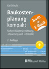 Buchcover Baukostenplanung kompakt - mit E-Book