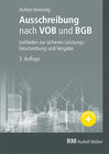 Buchcover Ausschreibung nach VOB und BGB