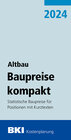 Buchcover BKI Baupreise kompakt Altbau 2024