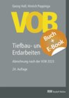 Buchcover VOB im Bild – Tiefbau- und Erdarbeiten - mit E-Book