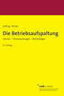 Buchcover Die Betriebsaufspaltung