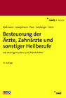 Buchcover Besteuerung der Ärzte, Zahnärzte und sonstiger Heilberufe