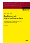 Buchcover Änderung der Unternehmensform