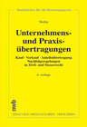 Buchcover Unternehmens- und Praxisübertragungen