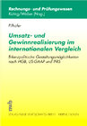 Buchcover Umsatz- und Gewinnrealisierung im internationalen Vergleich