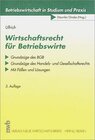 Buchcover Wirtschaftsrecht für Betriebswirte