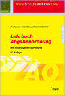 Buchcover Lehrbuch Abgabenordnung