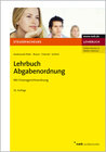 Buchcover Lehrbuch Abgabenordnung