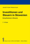 Buchcover Investitionen und Steuern in Slowenien