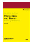 Buchcover Insolvenzen und Steuern