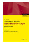 Buchcover NWB Steuerrecht aktuell. Hintergründe - Praxishinweise - Gestaltungen / Steuerrecht aktuell Spezial Steuererklärungen