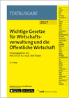 Buchcover Wichtige Gesetze für Wirtschaftsverwaltung und die Öffentliche Wirtschaft