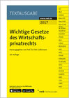 Buchcover Wichtige Gesetze des Wirtschaftsprivatrechts