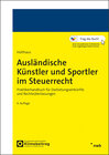 Buchcover Ausländische Künstler und Sportler im Steuerrecht