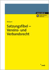 Buchcover Satzungsfibel - Vereins- und Verbandsrecht
