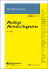 Buchcover Wichtige Wirtschaftsgesetze